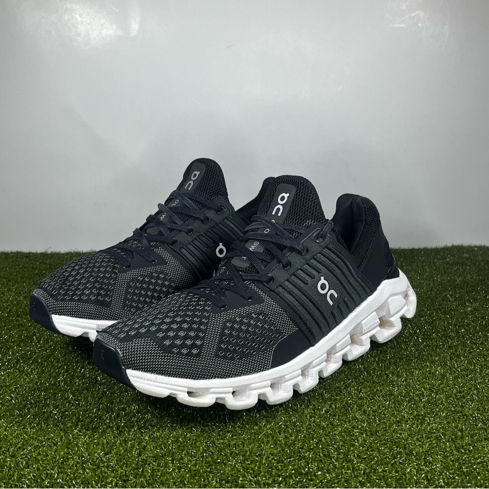 On Cloudswift Running Shoes Black/Rock Women's Size 8.5